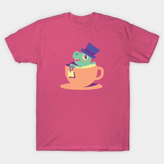 Tea Rex T-Shirt by zacrizy